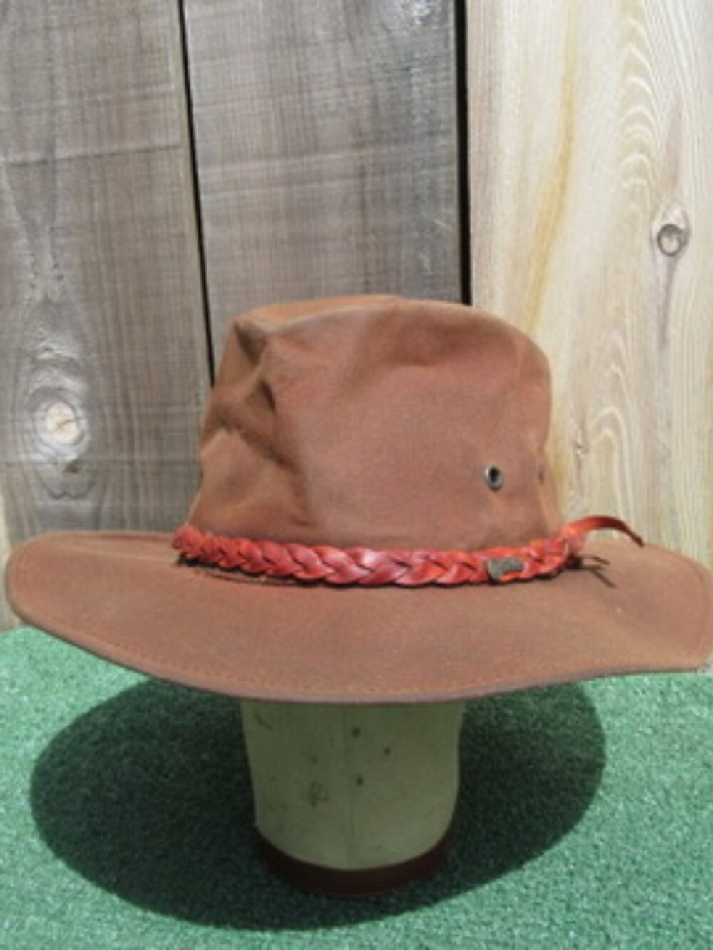 Outback Trading Company Brown Leather Grizzly 1486 Hat